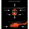 Ssccgym Remote Control Military Helicopter Single Rotor No Ailerons RC Aircraft High-Precision Model Stable Flight Hover Stunt Flight Command for Beginner Expert Adult RTF 2-Batteries view 3