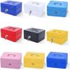 PAASHE Money Banks Safe Piggy Bank Large Capacity Indestructible Money Banks with Combination Key Lock Coin Can Great Toy Gift Saving Box Cute view 2