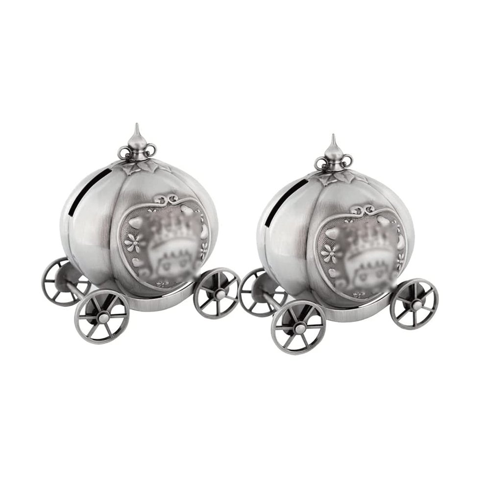 PAASHE Money Banks Metal Piggy Bank Retro Pumpkin Money Banks Does Not Break A Large Capacity Money Box Home Decoration Coin Can Cute