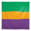 Creative Products Stripes Mardi Gras 58 x 58 Tablecloth view 1