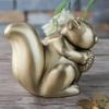 PAASHE Money Banks Cute Money Banks Zinc Alloy Metal Piggy Bank Squirrel Coin Can with Rubber Stopper Money Box Kids Gift Toy Cute view 3