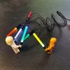 Kyglaring Glowing Small Lightsaber with USB for Building Block Miniatures Use view 2