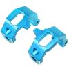 GoHobby Caster Blocks Steering Blocks Rear Stub Axle Carriers Aluminum Upgrades Set for Traxxas 4-Tec 2.0 3.0 1/10 RTR RC Touring Car (Blue) view 3