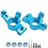 GoHobby Caster Blocks Steering Blocks Rear Stub Axle Carriers Aluminum Upgrades Set for Traxxas 4-Tec 2.0 3.0 1/10 RTR RC Touring Car (Blue) view 4