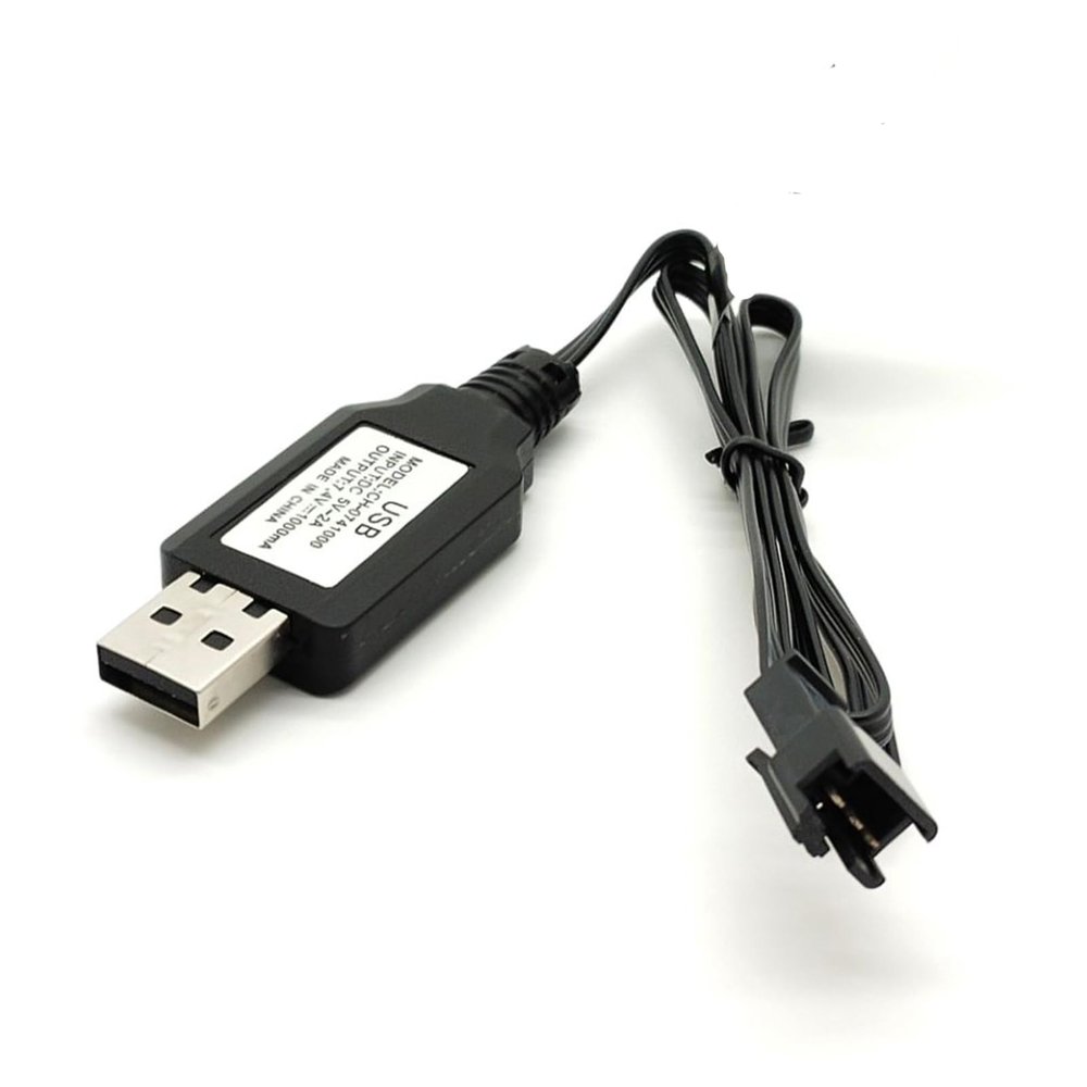 1898A 1899A USB Charging Cable 7.4V Battery Charger G16-28 1/18 RC Car Vehicles Spare Parts