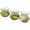 Zerodeko 3pcs Miniature Decorative Fish Tank Models Realistic Dollhouse Accents Wear-Resistant Desktop Decor for Tiny House Landscaping for Home Office Displays view 1