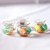 Zerodeko 3pcs Miniature Decorative Fish Tank Models Realistic Dollhouse Accents Wear-Resistant Desktop Decor for Tiny House Landscaping for Home Office Displays view 3