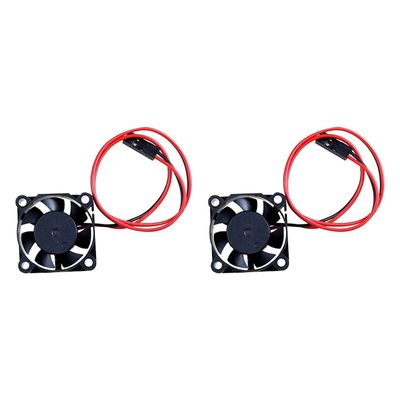 Motor Cooling Fan DC Motor RC Model Parts 30MM 5V-7V DC Cooling Fan Motor Radiator System Black Fan(30mm-2PCS)