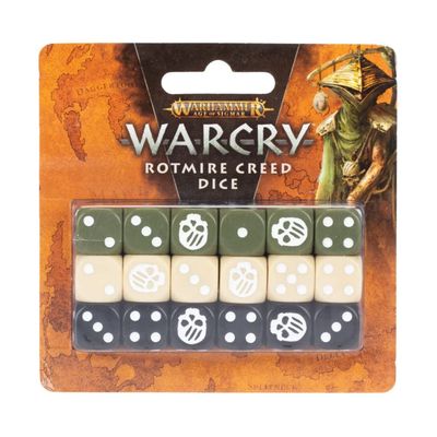 Rotmire Creed Dice for Warcry by Games Workshop