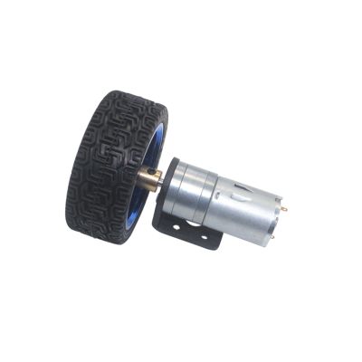 6V Gear Motor Vehicle Gear Motor Robot Parts 65mm Wheel Kit 12RPM To 1360 RPM Robot Toy Car Gear Motor (Size : 60 rpm, Color : 24V)