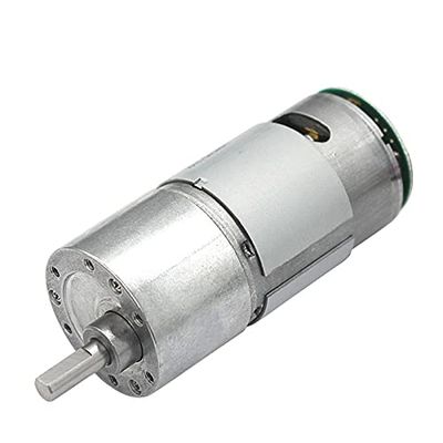 6V/12V/24V 4-500RPM Motor High Torque Gear Box Motor Shaft 6mm Gear Motor With Encoder (Size : 6 RPM, Color : 6V DC)