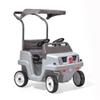 Step2 Side-by-Side Push Around SUV, Kids Push Car, 2 Seats, Stroller Substitute, Includes Seat Belts & Horns, Made of Durable Plastic, Max Weight 100 lbs., for Toddlers 1.5-5 Years Old, Gray view 1