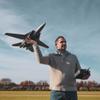 E-flite RC Airplane F-14 Tomcat Twin 40mm EDF BNF Basic Transmitter Battery and Charger Not Included EFL01450 view 3