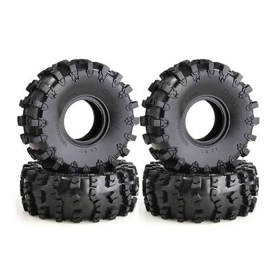Lifehead 2.2 Inch Crawler Rubber Tires for 1/8 1/10 RC Model Car Crawler Retrofit Accessories Traction Tank 300 KM5 YK4082 Axial SCX10 RR10 Wraith 90048 90018 Traxxas TRX4 TRX-6