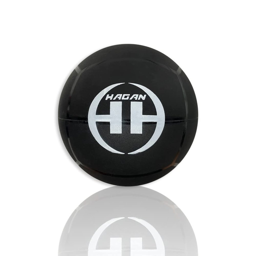 HAGAN H-1 Indoor Broomball Ball (The Official Indoor Broomball) - Black