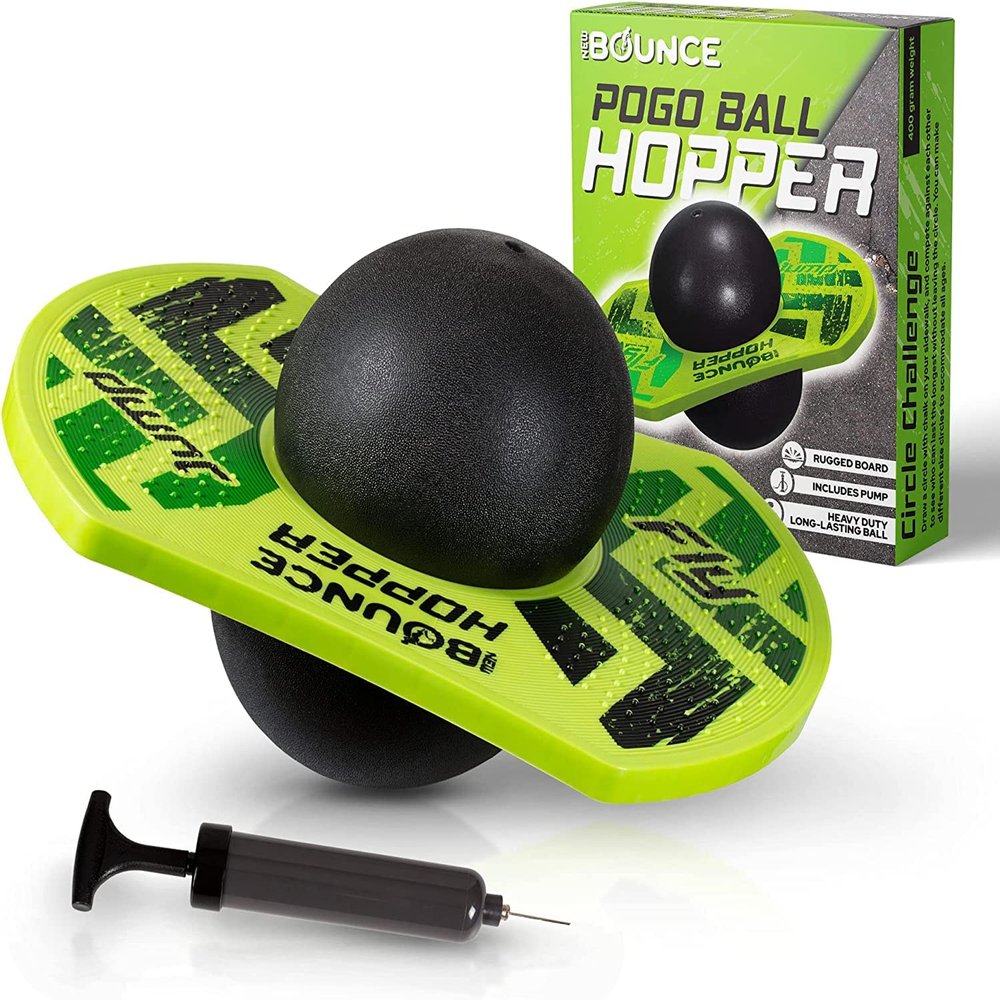 New Bounce Pogo Ball for Kids  Trick Pogo Board for 7, 8, 9, 10 Year Old Boys, Outdoor Birthday Gifts - Pogo Balance Bounce Ball