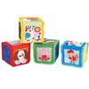 Kidoozie Discovery Soft Blocks for Infants and Toddlers Ages 3-18 Months - Textures, Shapes and Sounds to Engage The Senses view 1