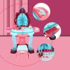 Toddler Vanity Set | Kids Vanity Set with Lights & Sounds | Little Girls Vanity Table with Stool, Makeup Accessories, Blowdryer | Pretend Play Vanity Set for Girls Age 3 and Over, Pink view 4