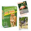 BenBen Go Fish Card Game for Kids, 104 Picture Cards, Jumbo Size, Safari Animal Learning Playing Cards, Memory Matching Games with Real Photos Fun Facts, 2-8 Players, Easter Basket Stuffers view 1