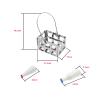 ECSiNG 2 Sets Miniature Milk Bottle Basket Set Dollhouse Milk Bottles Set with Basket Dollhouse Furniture Accessories for 1/6 Or 1/12 Dollhouse Decor view 4