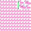 100 Pcs Inflatable Drink Holders Flamingo Drink Floats Mini Drink Floaties Floating Drink Holder Flamingo Inflates Coasters with a Pump Cylinder for Kids Adults Bath Swimming Pool Party (Pink) view 1
