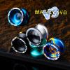 MAGICYOYO V3 Professional Responsive Yoyo, Metal Alloy Yoyo for Beginner Adults, Dual Purpose Yo yo with 12 Yo-yo Strings + KK Bearing + Bearing Removal Tool + Axle + Storage Bag (Black-and-Silver) view 2