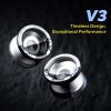 MAGICYOYO V3 Professional Responsive Yoyo, Metal Alloy Yoyo for Beginner Adults, Dual Purpose Yo yo with 12 Yo-yo Strings + KK Bearing + Bearing Removal Tool + Axle + Storage Bag (Black-and-Silver) view 4