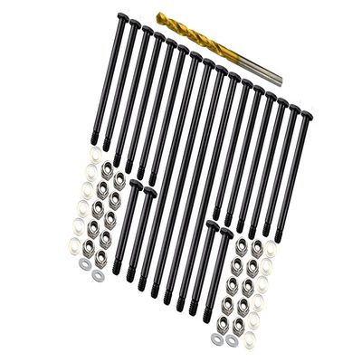 GPM RC Cars Upgrades Imported Medium Carbon Steel Completed Front and Rear Suspension Pins for 1/5 X-Maxx 6S Monster Truck (77076-4) & 1/5 X-Maxx 8S Monster Truck (77086-4) & 1/6 XRT (78086-4)