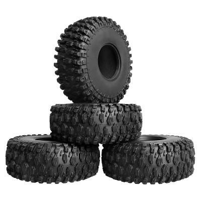 AllinRC 1/10 RC Crawler Tires 2.2inch for Traxxas TRX-4 Axial SCX10 RR10 Wraith 1/10 RC Rock Crawler (4PCS)