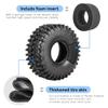 AllinRC 1/10 RC Crawler Tires 2.2inch for Traxxas TRX-4 Axial SCX10 RR10 Wraith 1/10 RC Rock Crawler (4PCS) view 4