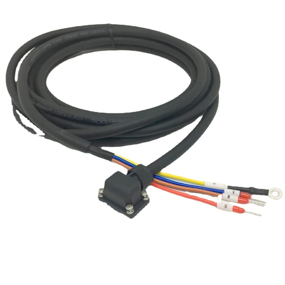 1pcs MR-JE J3 J4 servo HF-MP MF-KP motor power line motor power supply signal cable (10m)