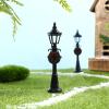 Christmas Lamp Post Village Accessories: Christmas Mini Street Light Models, Village Fairy Lamp, Miniature Dollhouse Streetlight, Small DIY Dollhouse 4pcs view 3