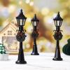 Christmas Lamp Post Village Accessories: Christmas Mini Street Light Models, Village Fairy Lamp, Miniature Dollhouse Streetlight, Small DIY Dollhouse 4pcs view 4