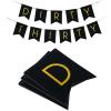 Abaodam Dirty Thirty Birthday Banner Creative Foil Decoration Fun Party Supplies for Anniversary Celebrations Easy to Install Decorative Banner for Memorable Moments view 1