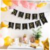 Abaodam Dirty Thirty Birthday Banner Creative Foil Decoration Fun Party Supplies for Anniversary Celebrations Easy to Install Decorative Banner for Memorable Moments view 4