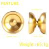 JOLESHARE Professional Unresponsive Yoyo for Pros and Responsive Yoyos for Kids Beginners, Package Includes Replaceable Responsive Bearings, yo-yo Gloves, and 5 yo-yo Cords(Gold) view 4