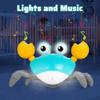 BIBIELF Crawling Crab Baby Toy Baby Sensory Toys Tummy Time Toy Gifts for Boy Girl with Auto Crawl System Music for Walking Toddler Birthday Gift view 4