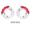 2pcs Brake Disc/Rotor Caliper TRX4 Portal Axle Housing for 1/10 RC Crawler TRX6 TRX-4 Bronco Defender Upgrade view 1