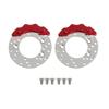 2pcs Brake Disc/Rotor Caliper TRX4 Portal Axle Housing for 1/10 RC Crawler TRX6 TRX-4 Bronco Defender Upgrade view 3