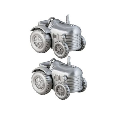 PAASHE Money Banks Kids' Money Banks Creative Metal Piggy Bank Retro Tractor Coin Can Kids Adult Cute Farmhouse Style Money Box Cute