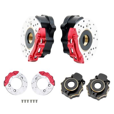 Brass Counter Weight Axle Housing Black Coating TRX4 Portal Axle Housing for 1/10 RC Crawler TRX6 TRX4 Bronco Defender Upgrade (D)