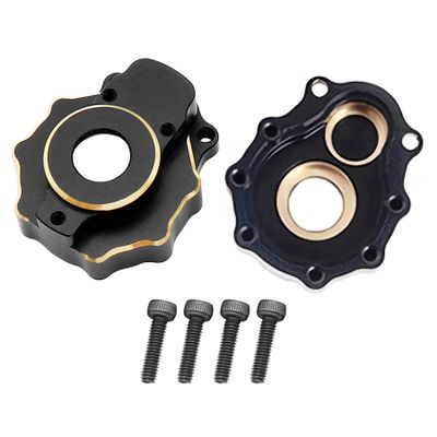 Brass Steering Knuckle Portal Cover Steering Carrier Brass Counter Weight Axle Housing for 1/10 RC Crawler Car TRX4 TRX6 Upgrade Parts