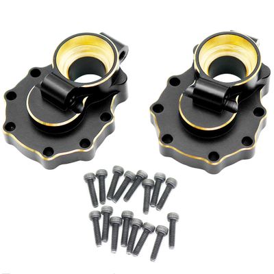 Brass Counter Weight Axle Housing Black Coating TRX4 Portal Axle Housing for 1/10 RC Crawler TRX6 TRX4 Bronco Defender Upgrade (K)