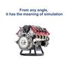 KAROYD Realistic Internal Combustion Engine Model Kit, Dynamic V8 Engine Motor for SCX10 Capra VS4-10 Pro/Ultra Model Car view 4