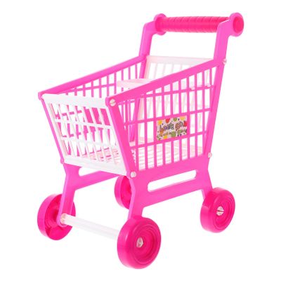 STOBOK 1pc Mini Simulation Shopping Cart Toy for Boy Girl for Role Play Storage Rack for Toys Encourages Independence Hands Skills for Boys Girls Style