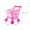 STOBOK 1pc Mini Simulation Shopping Cart Toy for Boy Girl for Role Play Storage Rack for Toys Encourages Independence Hands Skills for Boys Girls Style view 2