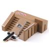 Garhelper Fingerboard Skatepark with 3 Finger Skateboards, Mini Finger Skateboard Fingerboard Park Kit Set, Creative Finger Skateboards with Ramps and Stairs for Kids Toys Gift view 4