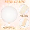 Leitee 2 Pcs 72 Inch Giant Balloons Round Latex Large Human Egg Jumbo Balloons Inflatable Air Decorations for Birthday Party Wedding Engagement(White) view 2