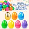 Duchong 300 Easter Eggs Bulk, 2.4Empty Plastic Eggs Include 12 Golden Eggs, Perfect for Eggs Hunt, Theme Party Favor Decoration, Basket Stuffers Fillers, and Classroom Prize Supplies view 2