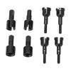 RC Dog Bone Drive Shaft,RC Dogbone Adapter Diff Cup Joint Axle as RC Car Truck Parts Replacement for A949 A959 A969 A979 (Black) view 3